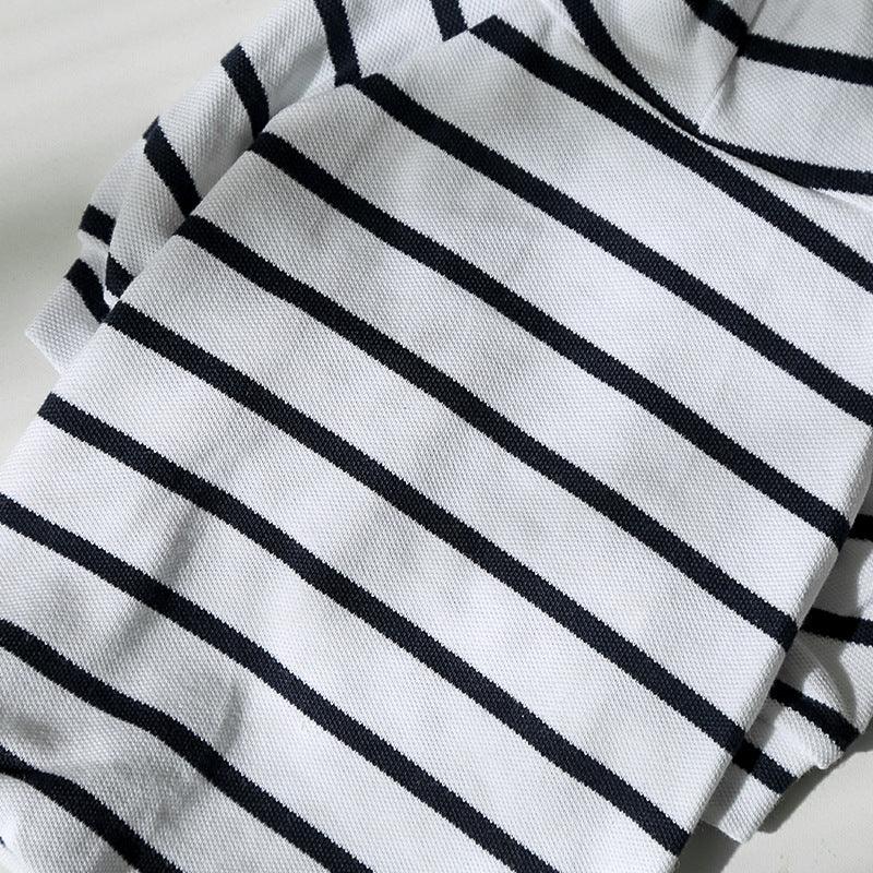 Striped Pet Dog Cat Hoodie Sweater - Stylish And Cozy Apparel For Your Furry Friend