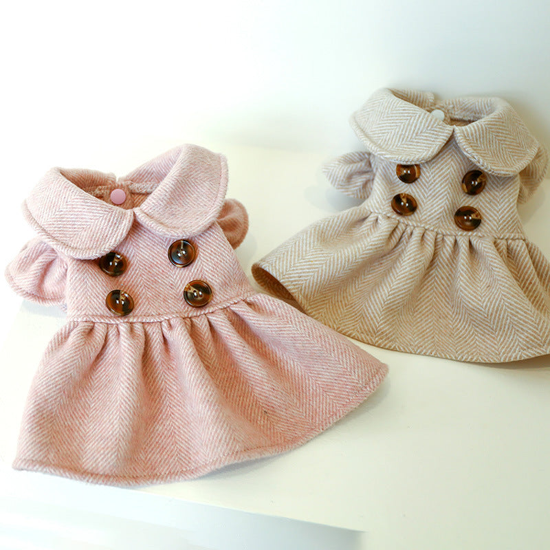 Elegante vestido de princesa para mascotas para fiestas