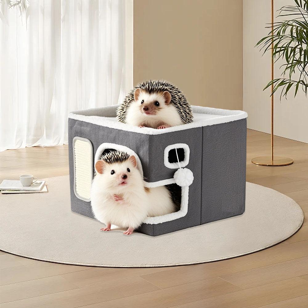 Cama multinivel oculta para mascotas pequeñas