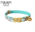 COLLAR PERRO Y GATO TALLA PEQUEÑA - VERDE NIEVE HIELO