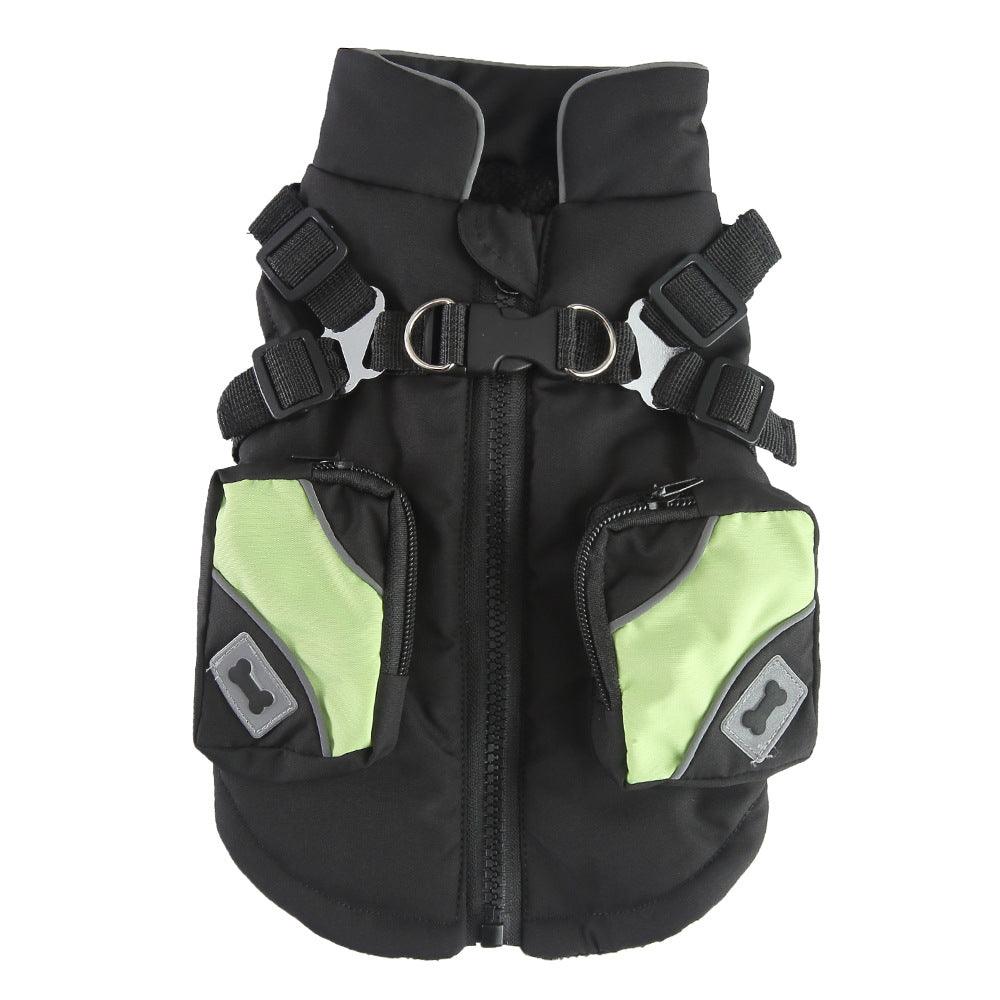 Winter Warmth Zipper Dog Jacket - Stylish And Cozy Pet Apparel