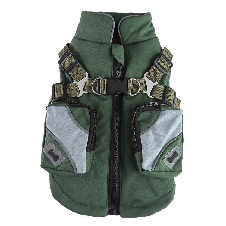 Winter Warmth Zipper Dog Jacket - Stylish And Cozy Pet Apparel