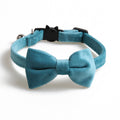 Bowknot Velvet Pet Collars for Dogs-0