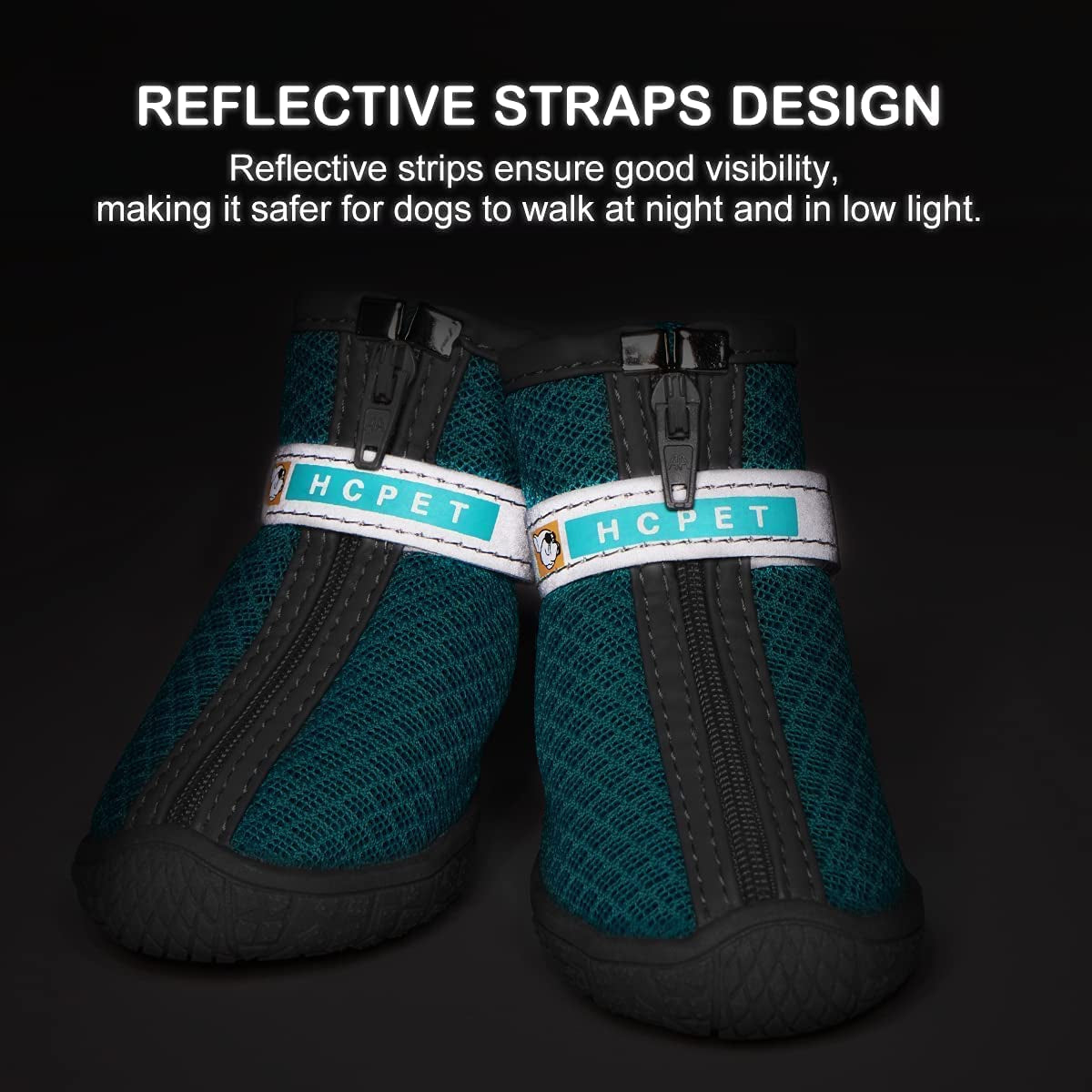 Breathable Dog Hiking Booties-4