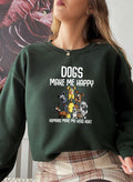 Los perros hacen sudaderas felices