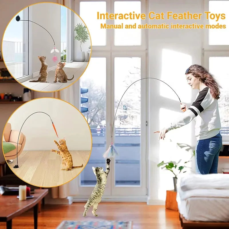 Juguete Interactivo para Gatos con Forma de Mariposa