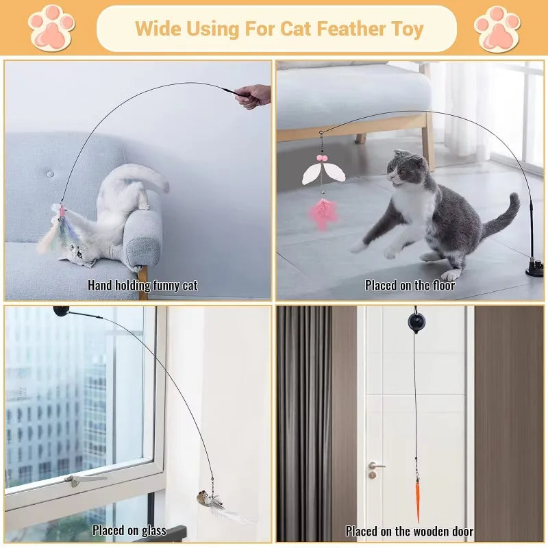 Juguete Interactivo para Gatos con Forma de Mariposa