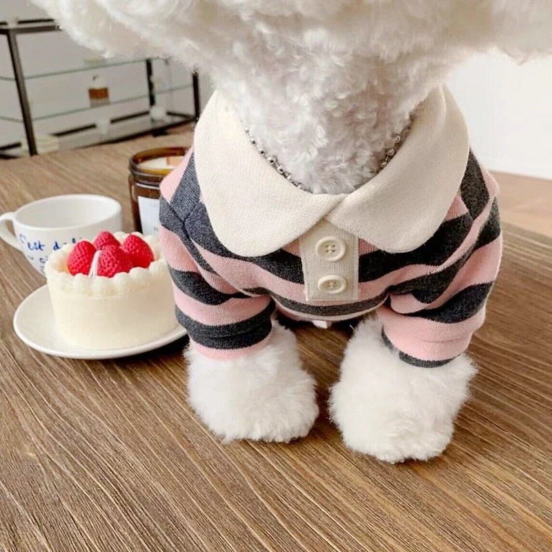 Summer Dog Polo Shirt for Small Dogs