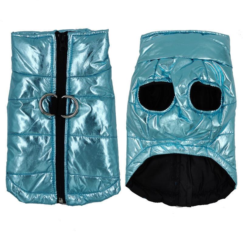 Glossy Cotton Pet Vest Jacket - Stylish And Comfortable Dog Apparel-4