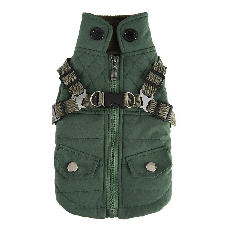 Winter Warmth Zipper Dog Jacket - Stylish And Cozy Pet Apparel